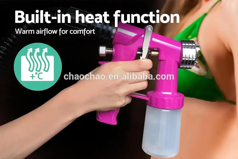 Professional Handheld Mist Spray Tan Machine for Salon and Home Use