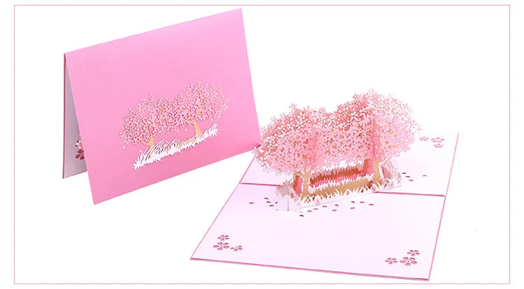 3D Pop UP Love Card for Wife and Girlfriend Gift for Valentines Day Anniversary Wedding Invitation Greeting Thank You Cards
