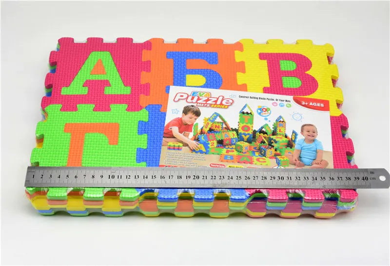 Big/Small size Kids baby play mat puzzle mats carpet rugs babies  Russian language EVA s 3D DIY soft toys for kid