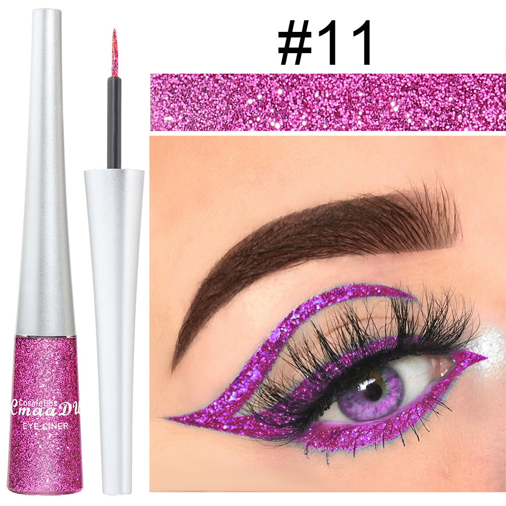 16 Colors Shiny Glitter Liquid Eyeliner