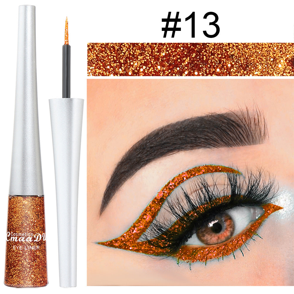 16 Colors Shiny Glitter Liquid Eyeliner
