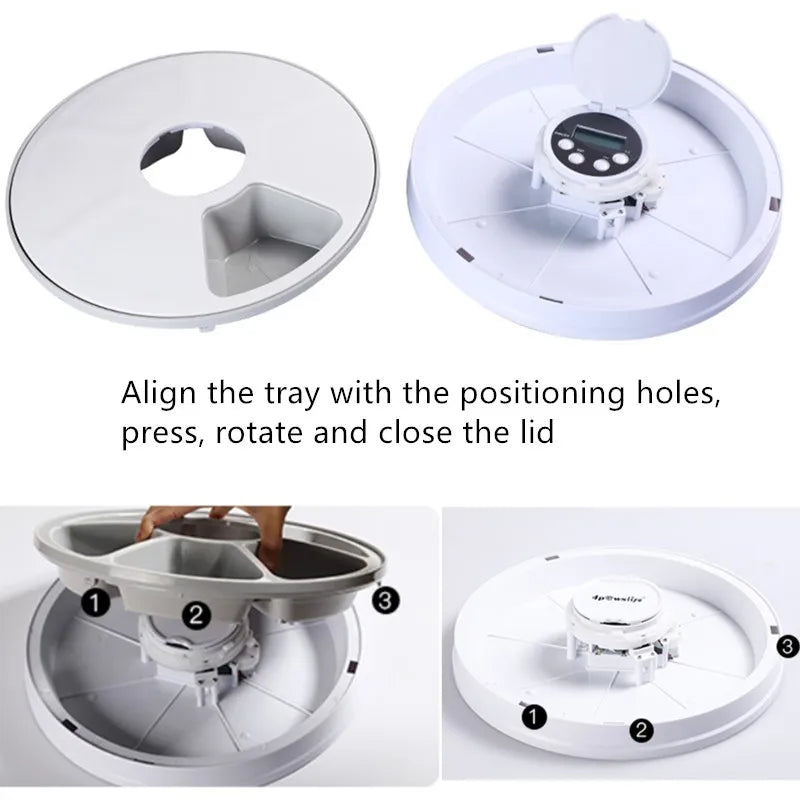 6 Grids Automatic Smart Pet Feeder