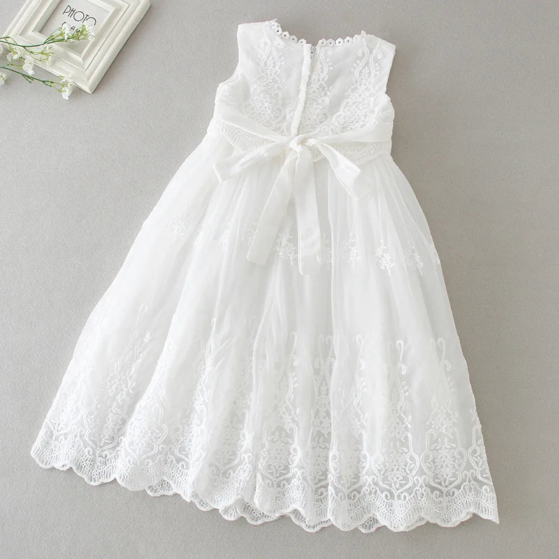 Hetiso Baby Girls Dress Long Sleeve Kids First Birthday Ball Gown Infant Dresses for Baptism Bridesmaid party 3-24 month