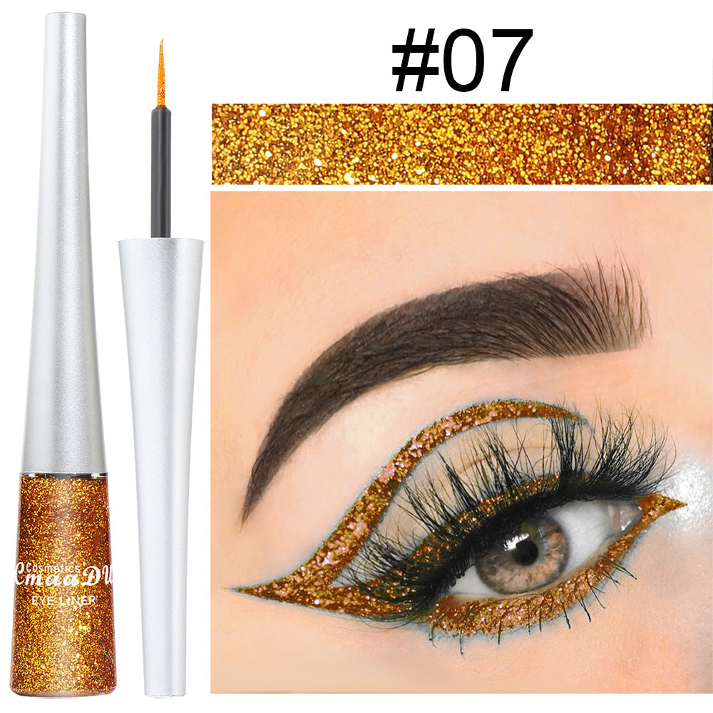 16 Colors Shiny Glitter Liquid Eyeliner