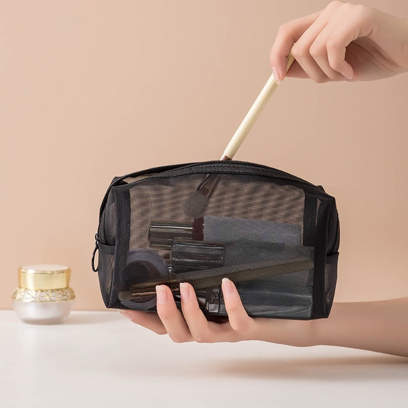 Mesh Cosmetic Travel Storage Makeup Bag Organiser