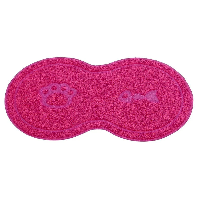Waterproof Pet Feeding Mat – PVC Bowl Pad & Litter Mat for Cats, Dogs, and Puppies