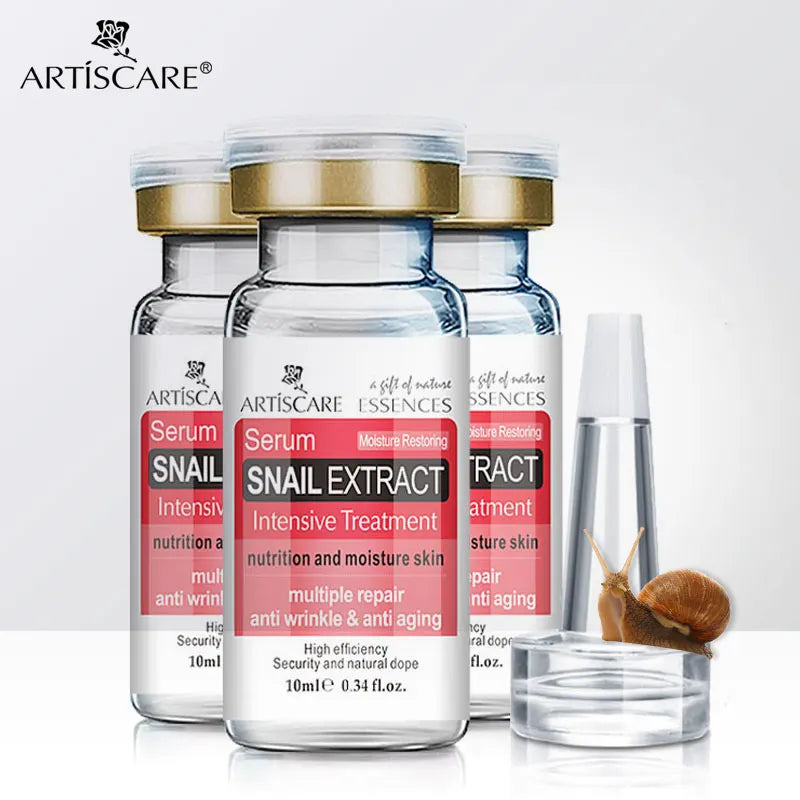 ARTISCARE Snail Serum 3pcs Moisturising Face Repair