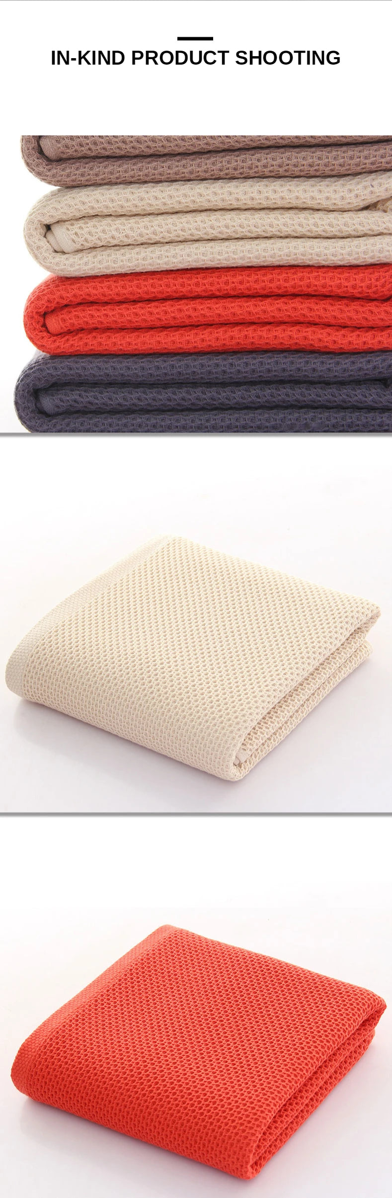 2/4 PCS 100% Cotton Bath Towels for Adults Children High Quality Waffle Towels Absorbent Quick Dry Soft Home Bathroom Washcloth