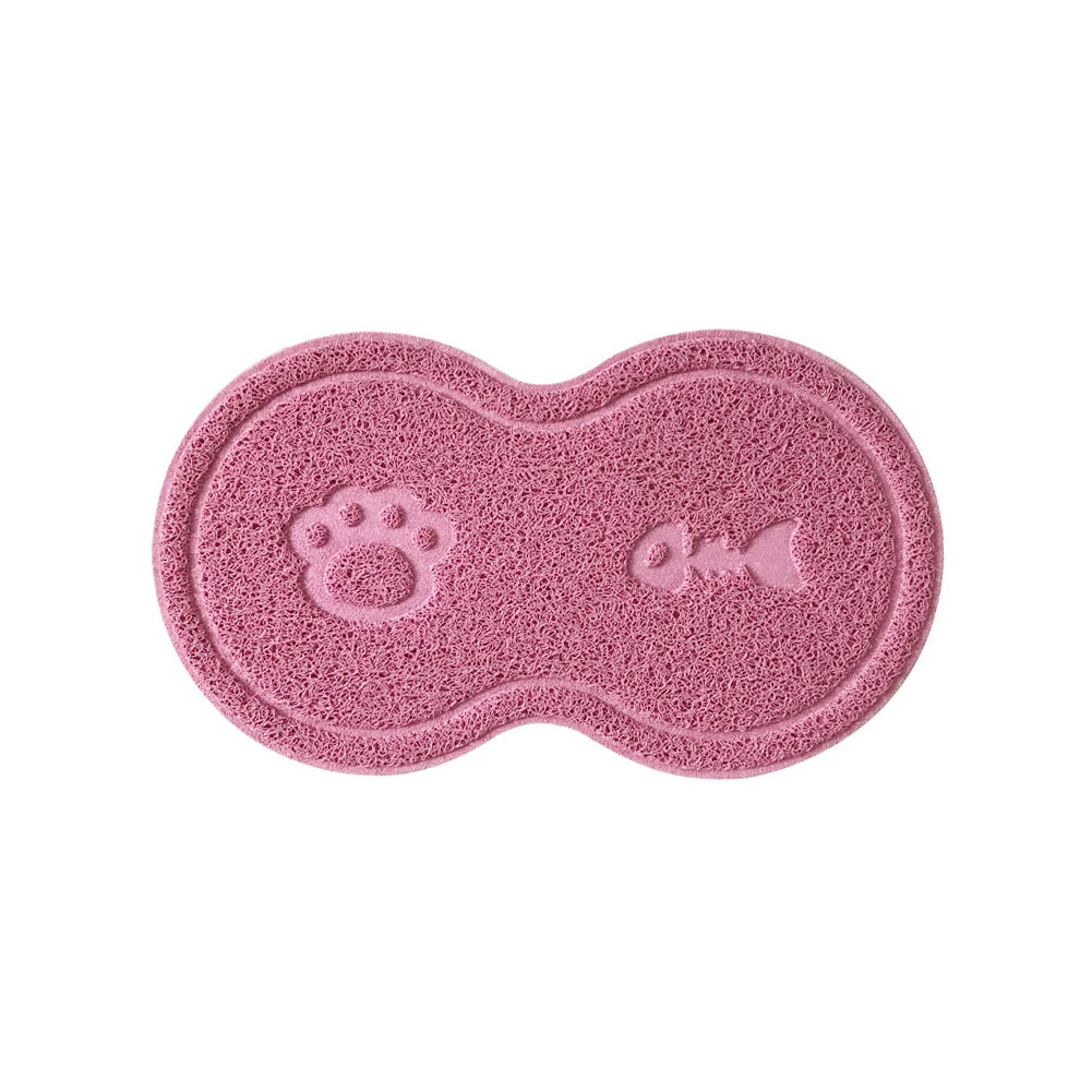 Waterproof Pet Feeding Mat – PVC Bowl Pad & Litter Mat for Cats, Dogs, and Puppies