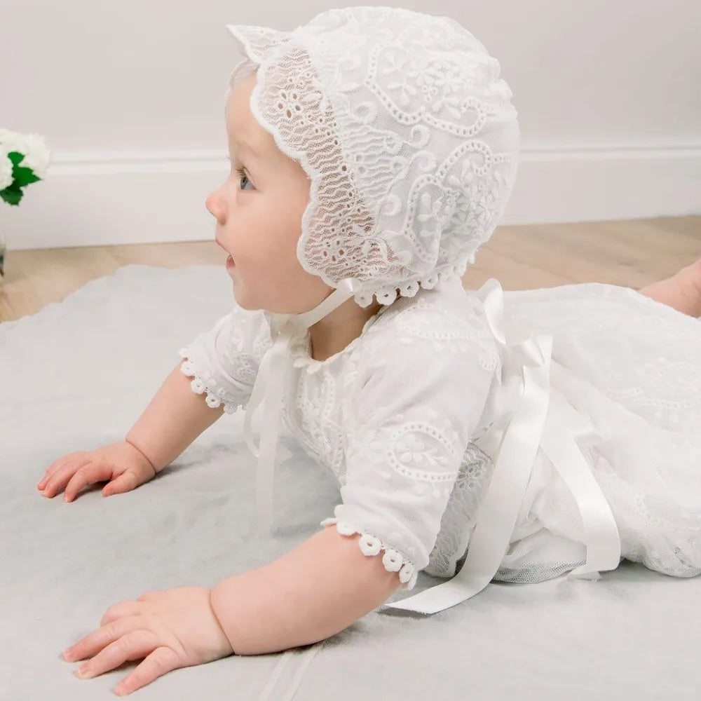 Hetiso Baby Girls Dress Long Sleeve Kids First Birthday Ball Gown Infant Dresses for Baptism Bridesmaid party 3-24 month