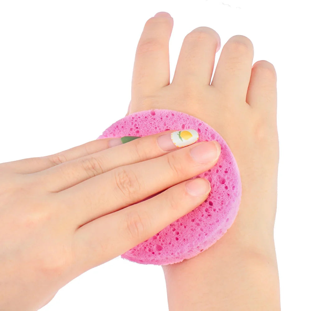 5Pcs Exfoliator Cleansing Puff Sponge