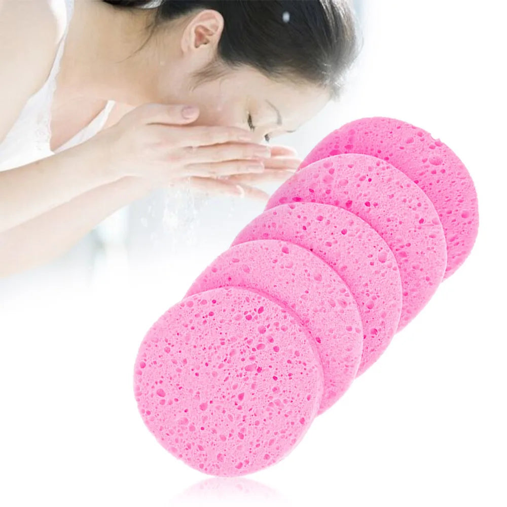 5Pcs Exfoliator Cleansing Puff Sponge