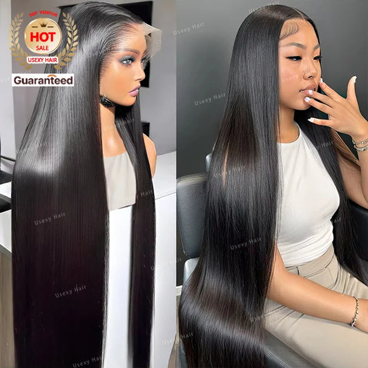 100% Brazilian Human Hair Lace Frontal Wig 13x6