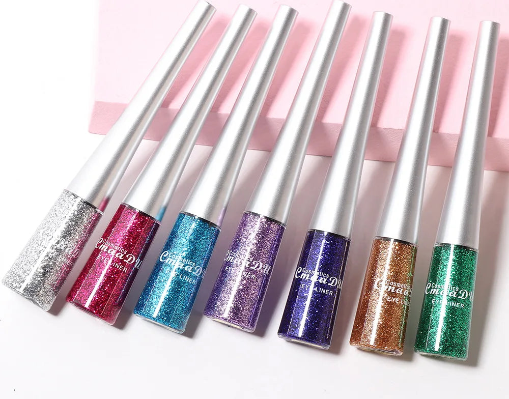16 Colors Shiny Glitter Liquid Eyeliner