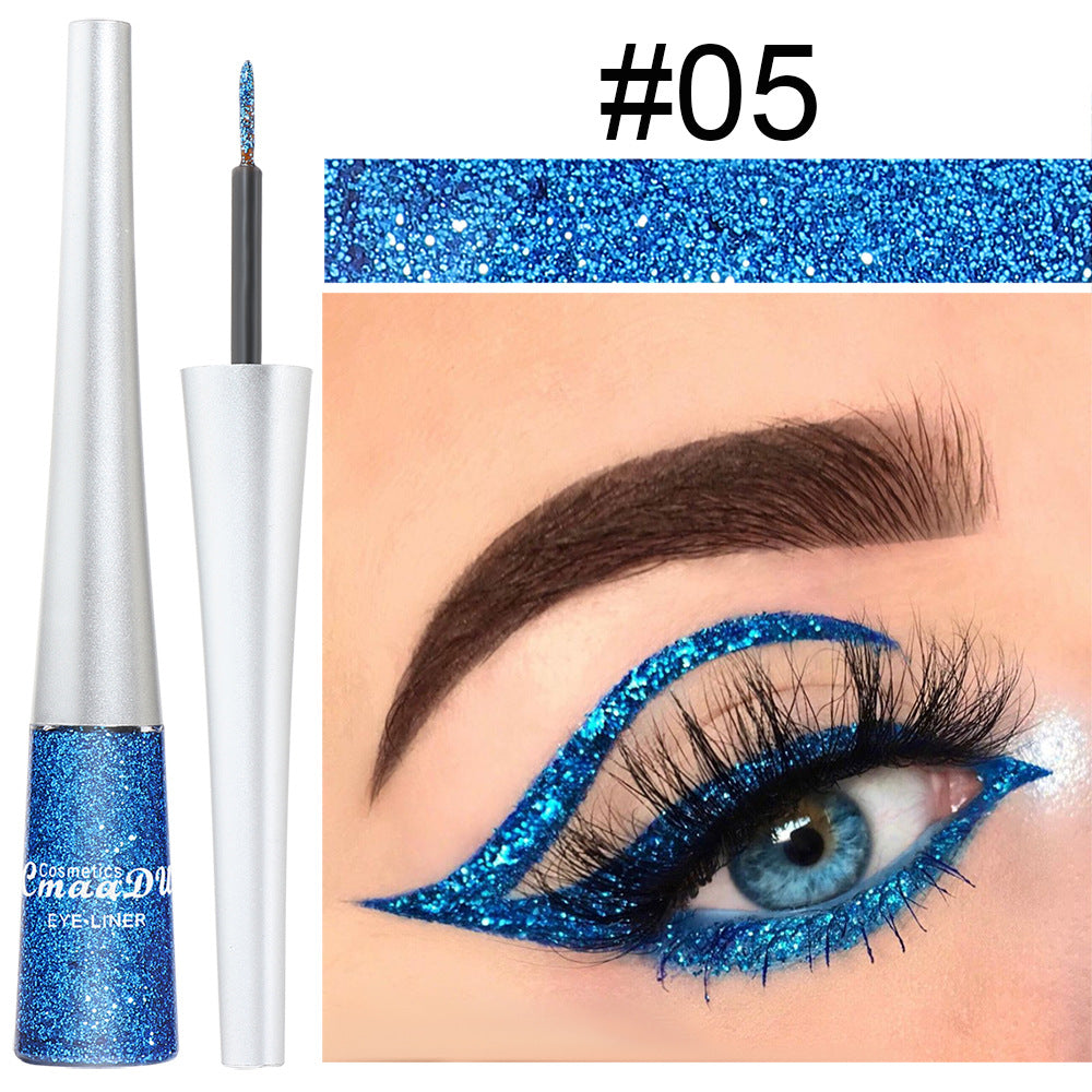 16 Colors Shiny Glitter Liquid Eyeliner