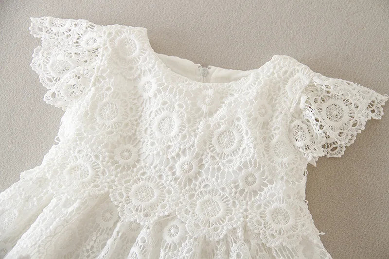 Hetiso Baby Girls Dress Long Sleeve Kids First Birthday Ball Gown Infant Dresses for Baptism Bridesmaid party 3-24 month