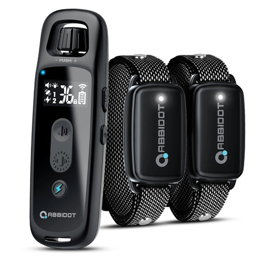 ABBIDOT T30 Dog Training Collar – 3300ft Remote Electric Training Strap for Large Dogs