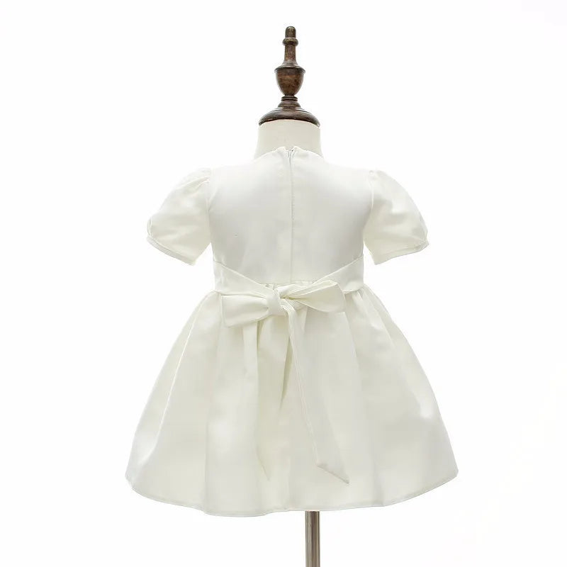 Hetiso Baby Girls Dress Long Sleeve Kids First Birthday Ball Gown Infant Dresses for Baptism Bridesmaid party 3-24 month