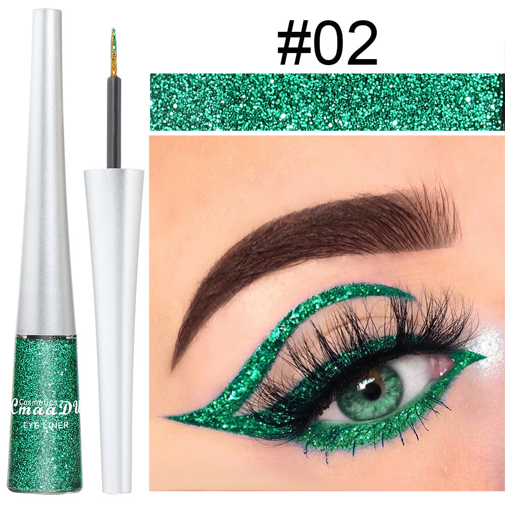 16 Colors Shiny Glitter Liquid Eyeliner