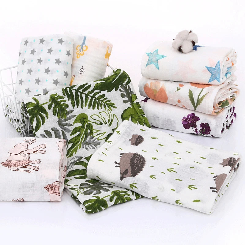 29 Super Soft Cotton Muslin Baby Swaddle Blanket Designs