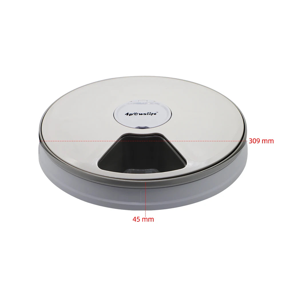 Automatic Pet Feeder with Timer & Voice Recorder – Portion Control Food Dispenser for Dogs & Cats