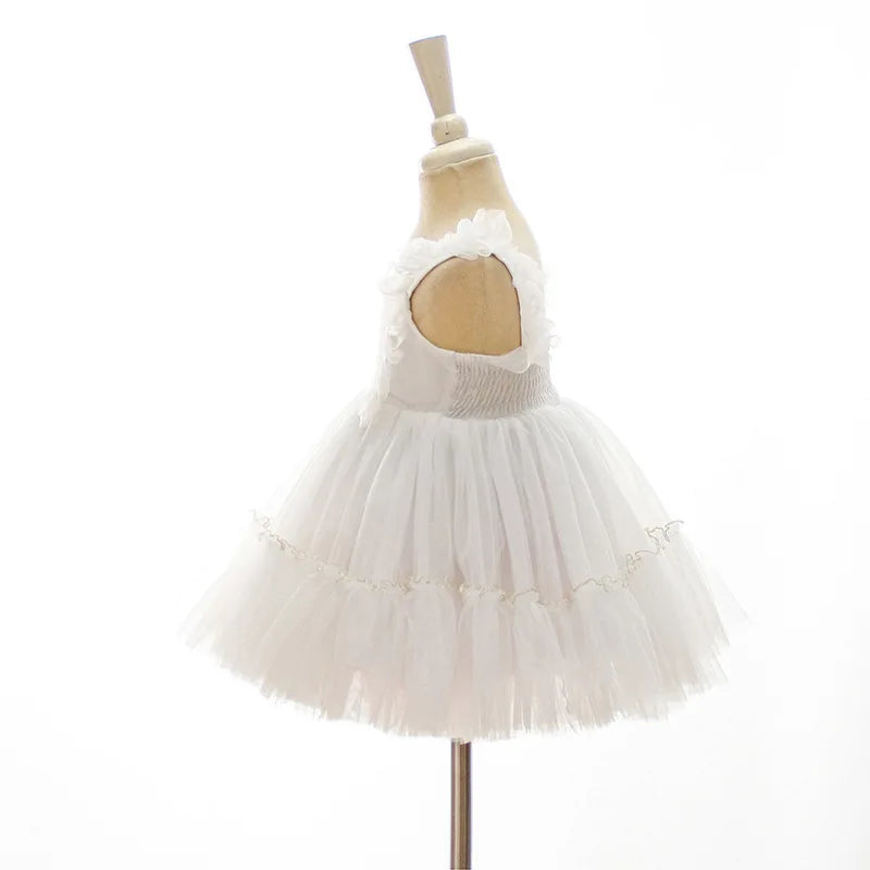 Hetiso Baby Girls Dress Long Sleeve Kids First Birthday Ball Gown Infant Dresses for Baptism Bridesmaid party 3-24 month