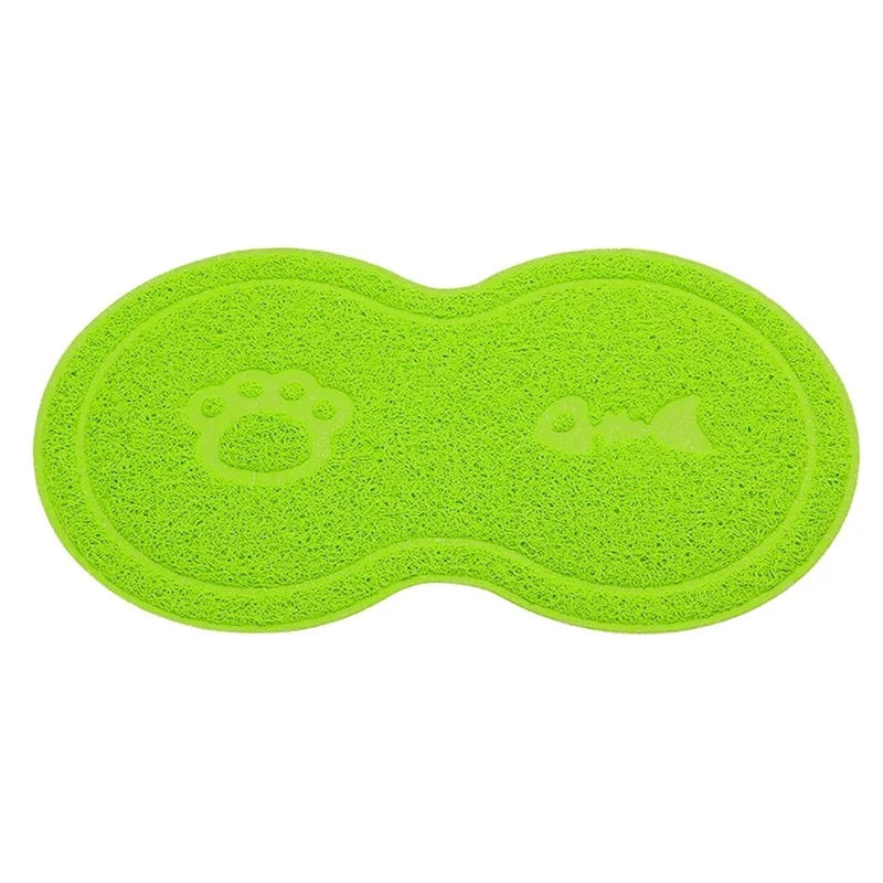 Waterproof Pet Feeding Mat – PVC Bowl Pad & Litter Mat for Cats, Dogs, and Puppies