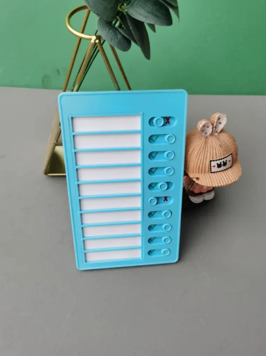 Reusable Habit Tracker for Kids - Daily Routine Board