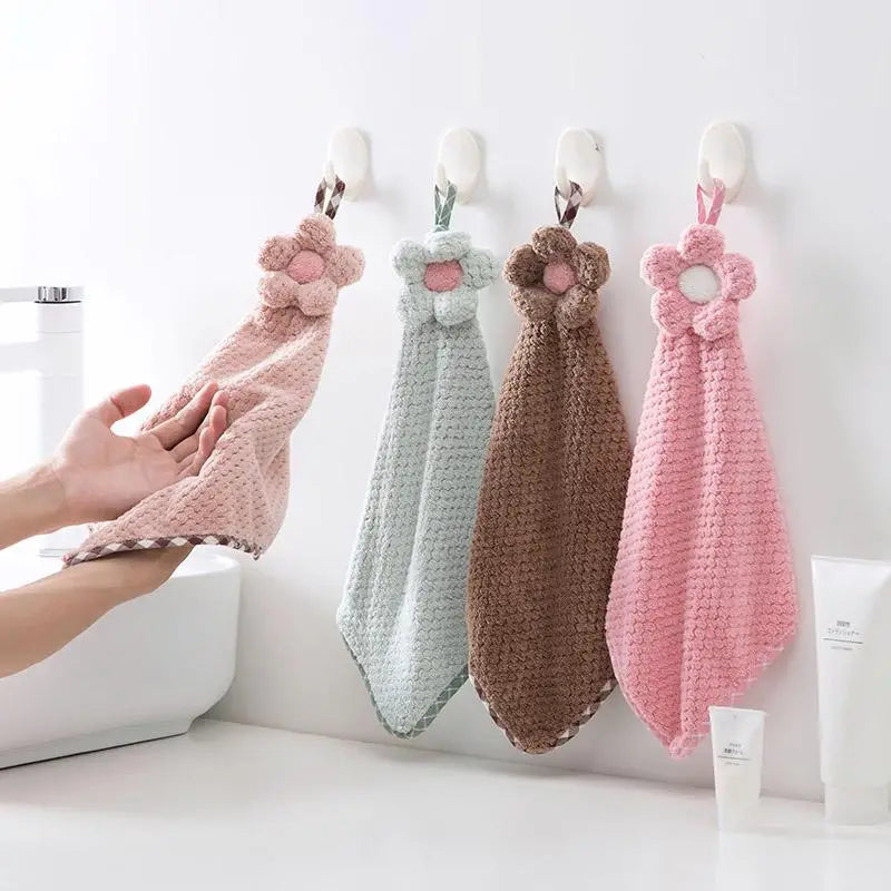 Hanging Microfiber Hand Towels for Kitchen and Bathroom
