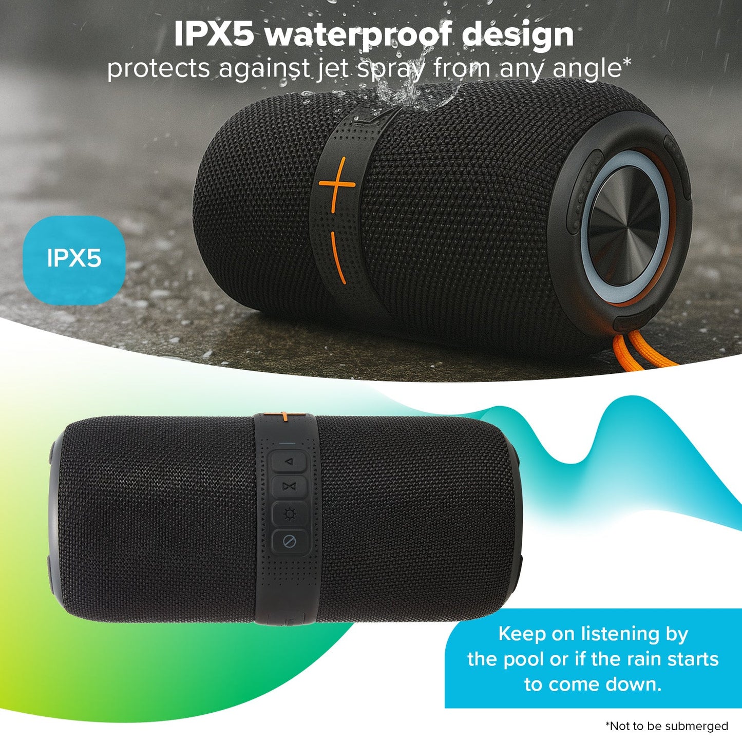 Maplin Portable Bluetooth V5 Party Speaker