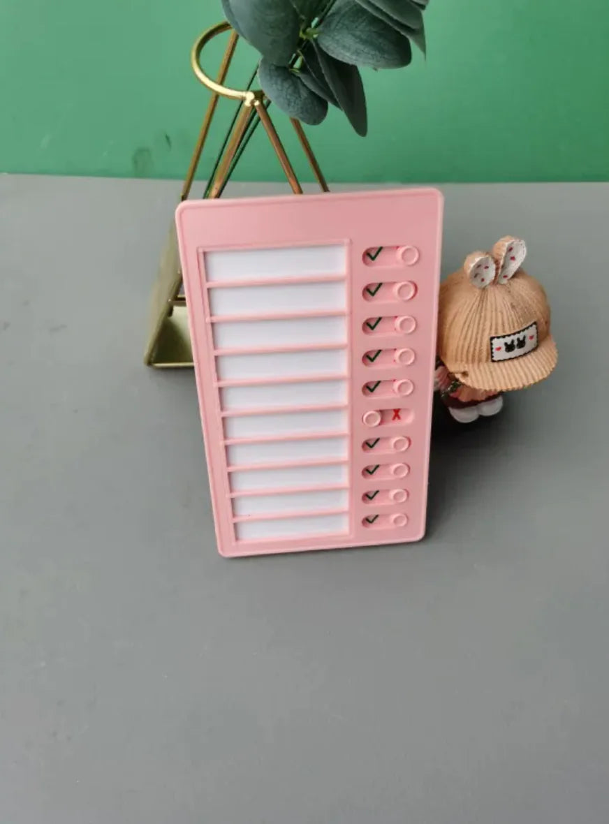 Reusable Habit Tracker for Kids - Daily Routine Board