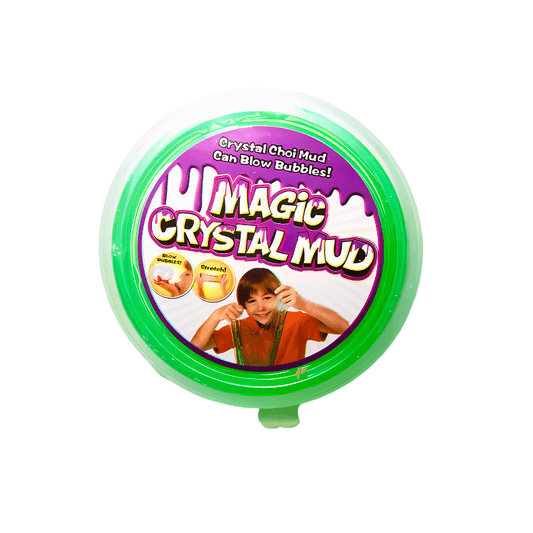 Magic Crystal Mud - Stretch & Blow Bubbles