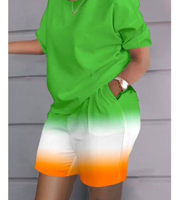 Two Piece Shorts Set