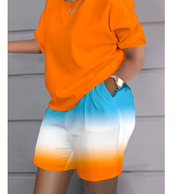 Two Piece Shorts Set