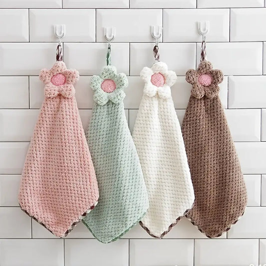 Hanging Microfiber Hand Towels for Kitchen and Bathroom