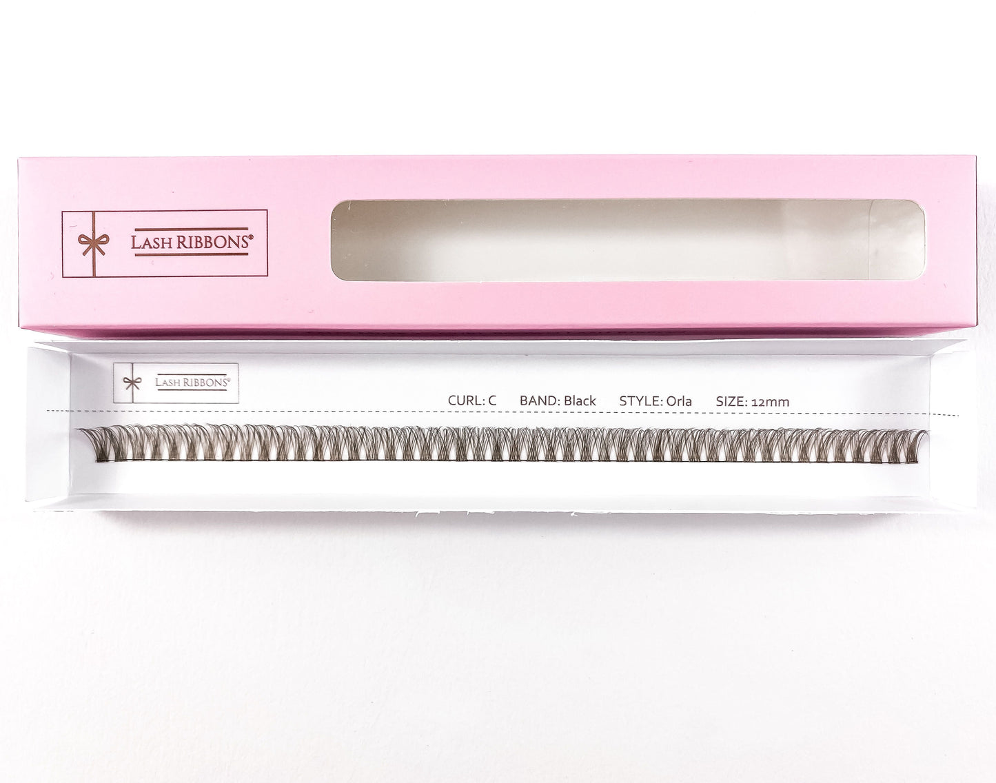 'C' Curl Brown Lash Ribbons® Starter Kit (With Clear Lash Bond)