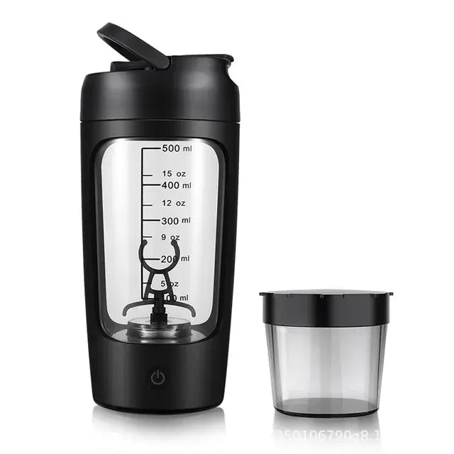Electric Protein Shaker Bottle Portable USB Blender Cup for Gym, Fitness, and Supplements