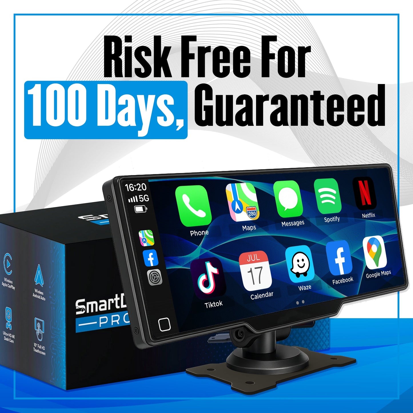 SmartDash™ Pro CarPlay Tablet 2025