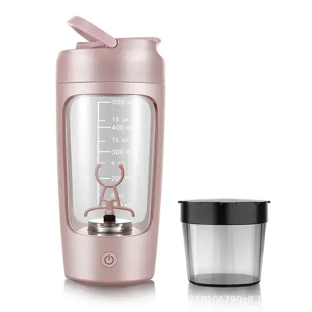 Electric Protein Shaker Bottle Portable USB Blender Cup for Gym, Fitness, and Supplements