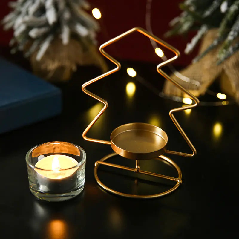 Nordic Aromatherapy Candle Holder – Iron Art Candle Stand (3 Designs)