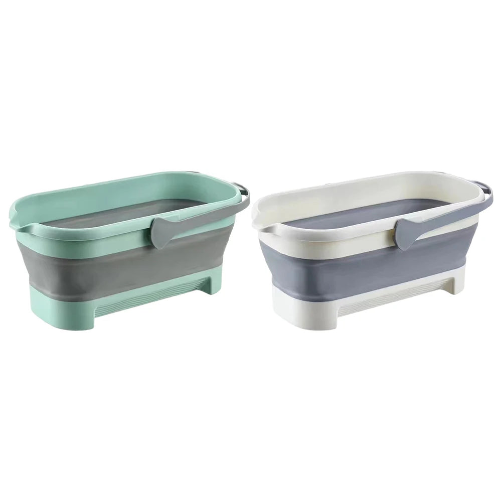 Portable Folding Collapsible Bucket With Handle