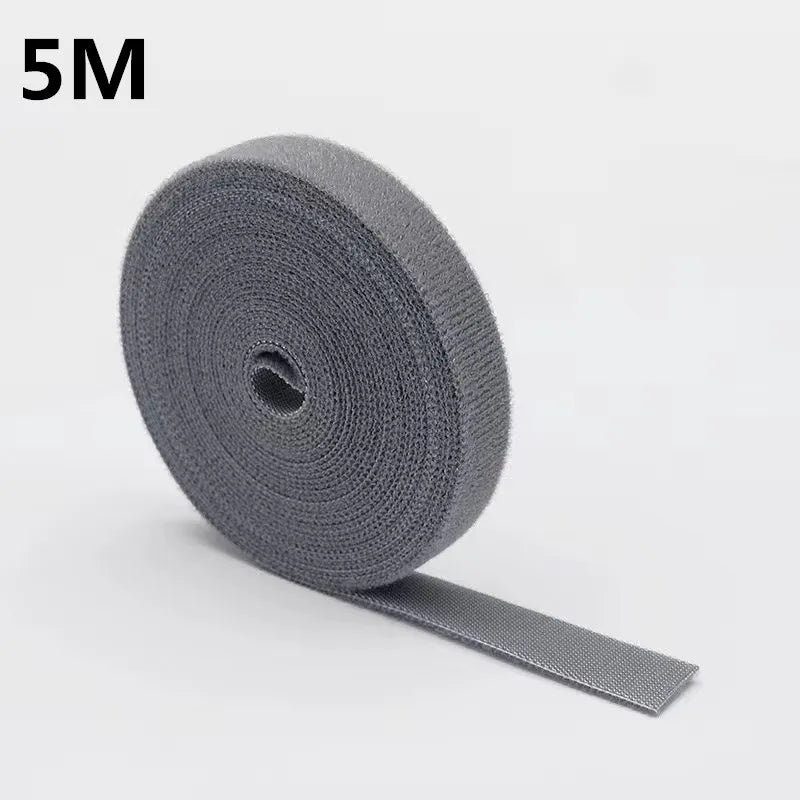 1/5M Cable Organizer Cable Management Wire Winder Tape