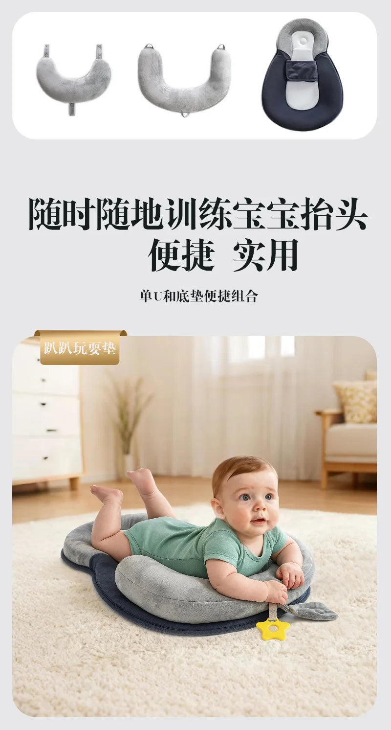Baby Ramp Pillow, Seat Cushion, Wedge Pillow, Anti-Reflux Support, Newborn Nursing Pillow, Infant Anti-Spit-Up Pillow