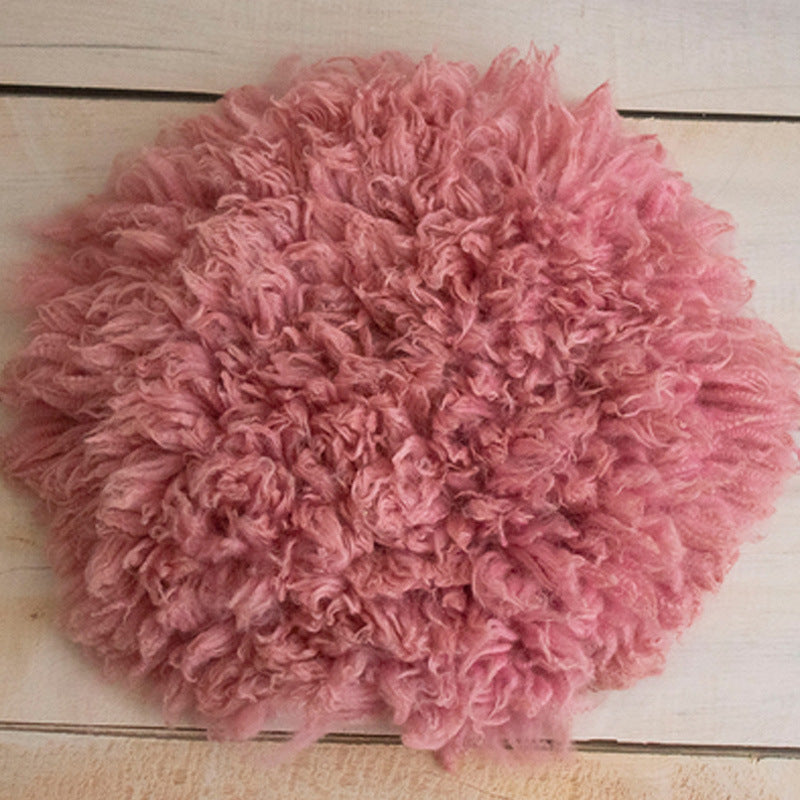 100% Flokatti Wool Mats Baby Photography Blanket Newborn Wrap Flokati Props for Newborns Photo Shoot Fotografia Accessories