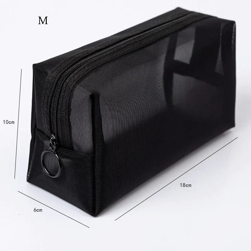 Mesh Cosmetic Travel Storage Makeup Bag Organiser