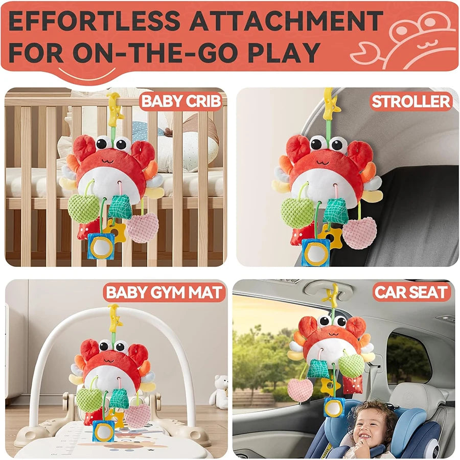 Baby Car Seat Toy, Baby Toys 0-6 Months Newborn Toys, Infant Sensory Toy