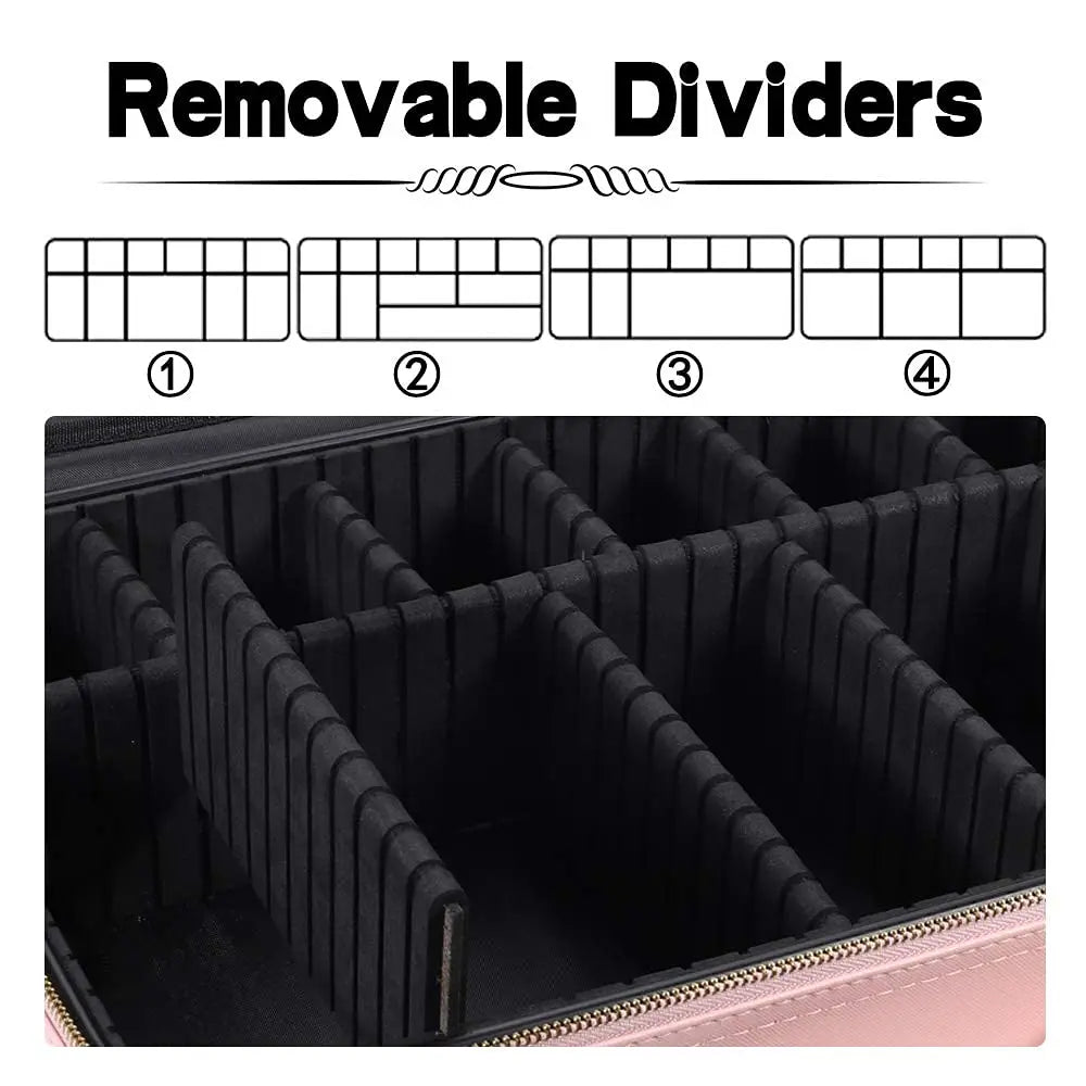 Large Capacity Travel Makeup Case