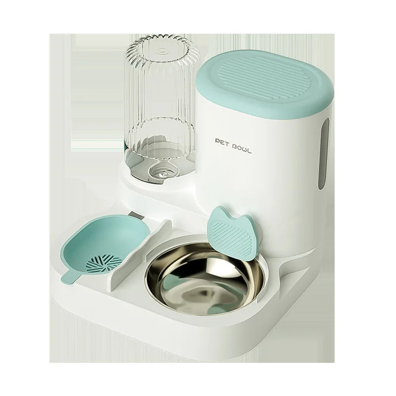 Automatic Pet Feeder – Integrated Cat Food & Water Dispenser for Cats and Dogs