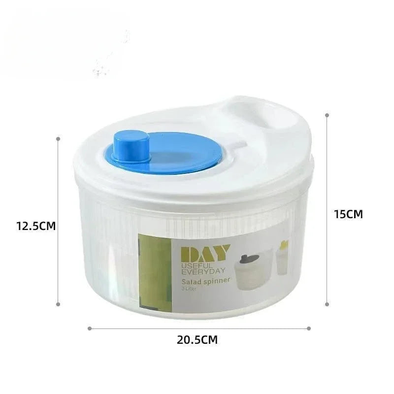 Lettuce Drain Basket  Multifunctional Household Manual Vegetable Dehydrator - Salad Spinner with Fruit,  Home Kitchen Gadgets