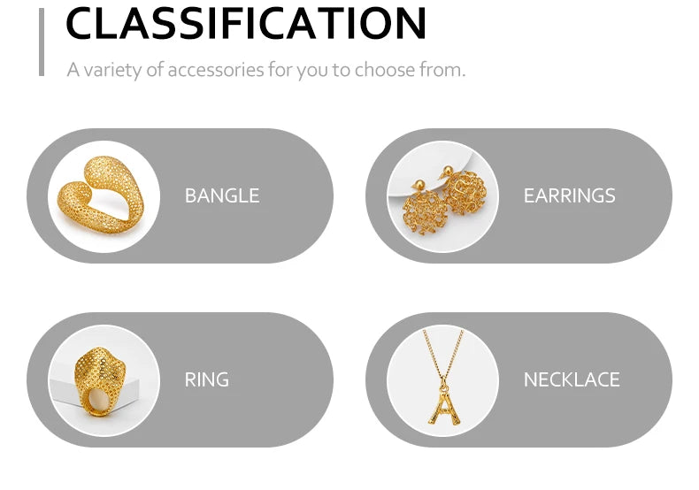 IVOG Multi ring Hollow Chain Design Necklace For Women Gold Color Necklaces Brass Collar Fashion Jewelry